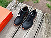 Чоловічі шкіряні кросівки Nike Zoom Winflo 8 Black Orange чорні з жовтогарячим водонепроникні, фото 8