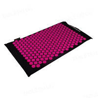 Акупунктурный массажный коврик, розовый