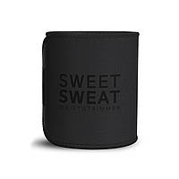 Пояс триммер для похудения Sports Research Sweet Sweat Limited Edition Matte Black M (талия до 97 см)