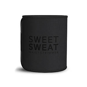 Пояс тример для схуднення Sports Research Sweet Sweat Limited Edition Matte Black M (талія до 97 см)