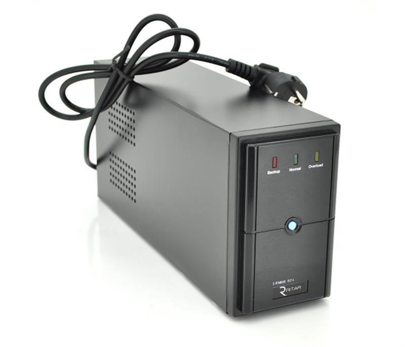 ДБЖ Ritar E-RTM1500 ELF-L 900W, Lin.int., AVR, 3xSchuko, метал (E-RTM1500L/07859)