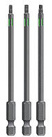 Набір торсіонних біт 100 мм, Torx TT10/15/20, 3 шт, KWB (123341)