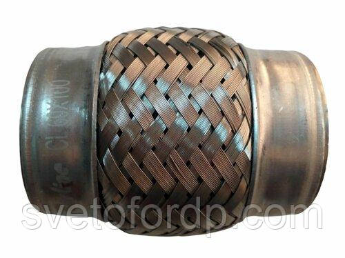 Гофра глушника 60х100 (3-х шарова) Корея, AGK, фото 1