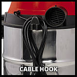 Пилосос для вологого та сухого прибирання Einhell TC-VC 1930 S (2342188), фото 7