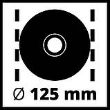 Шліфмашина кутова Einhell TE-AG 125 CE (4430860), фото 9