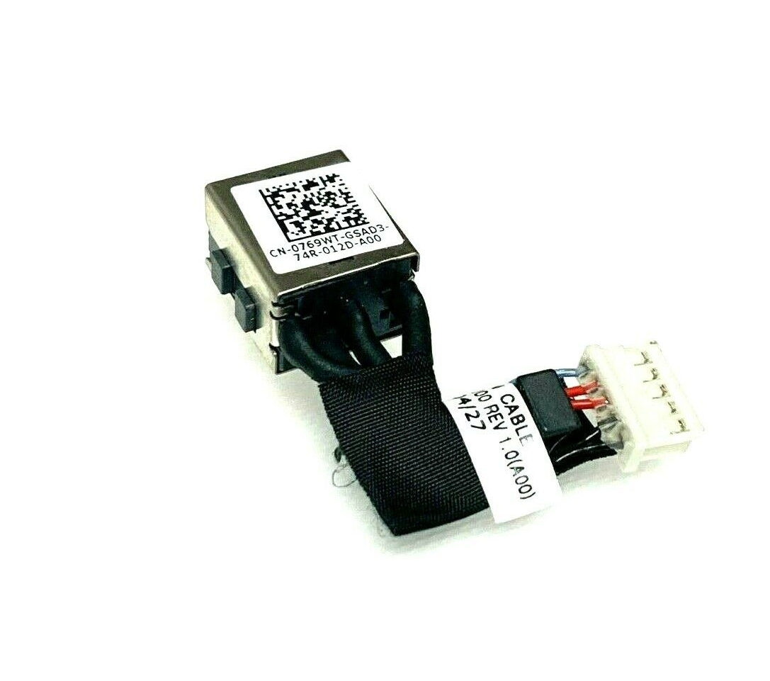 Роз'єм живлення + кабель Dell Latitude E5270 б/в, фото 1