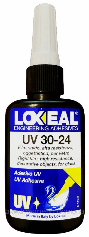 Loxeal 30-24 ультрафіолетовий клей високої міцності з заповненням зазорів, фото 1