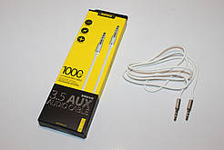 Звуковий кабель AUX Remax RL-L100 1m White