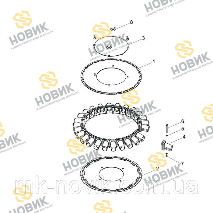 01553903 Кришка головного розподільника