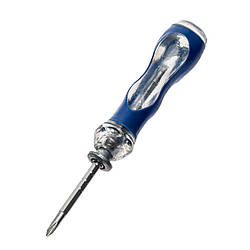 Відвертка двостороння з фіксатором 3 кольори 6622