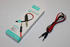 Аудіокабель AUX HOCO UPA16 1m Black/Red