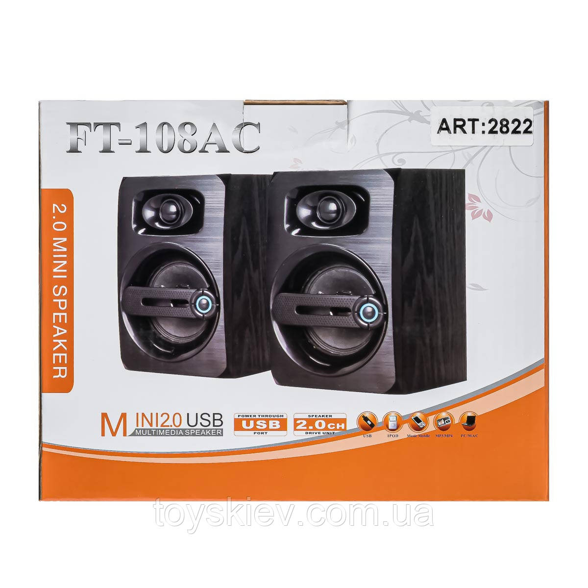 Колонки для ПК FnT FT-108AC / 2822, фото 1