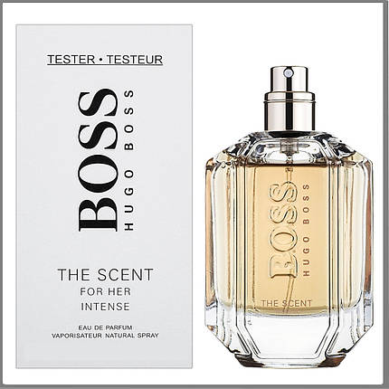 Hugo Boss The Scent For Her Intense парфумована вода 100 ml. (Тестер Хуго Бос Зе Сент Інтенс Фо Хе), фото 2