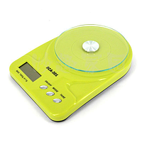 Ваги кухонні Domotec SCA-301, 7 кг (1 г), зелений