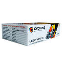 Лампа світлодіодна для фар CYCLONE LED H4 5700K 6000LM TYPE 31 2 шт комплект, фото 4