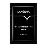 Маска-пленка для удаления угрей и черных точек с коллагеном Lanbena Blackhead Remover Mask, 5гр