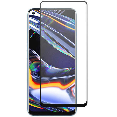 Захисне скло 6D для Realme 7 Pro 2020 Black, фото 1
