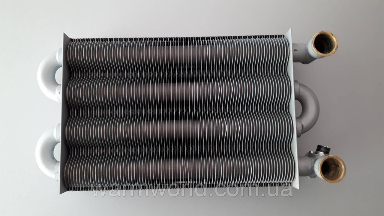 1.018959-1 Теплообмінник Nike Mini kw 80 ламелей Димохідний котел 3.026996 Immergas Аналог!, фото 1