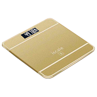 Електронні ваги підлогові iScale, 180 кг (0.1 кг), температура, золоті