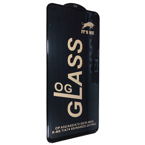 Захисне скло 6D для Oppo A72 Black, фото 1