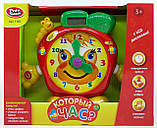 Музична розвиваюча іграшка "Котра година", час, цифри, мелодії, фото 5