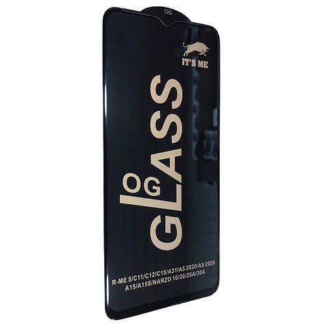 Захисне скло 6D для Oppo A15 Black, фото 1