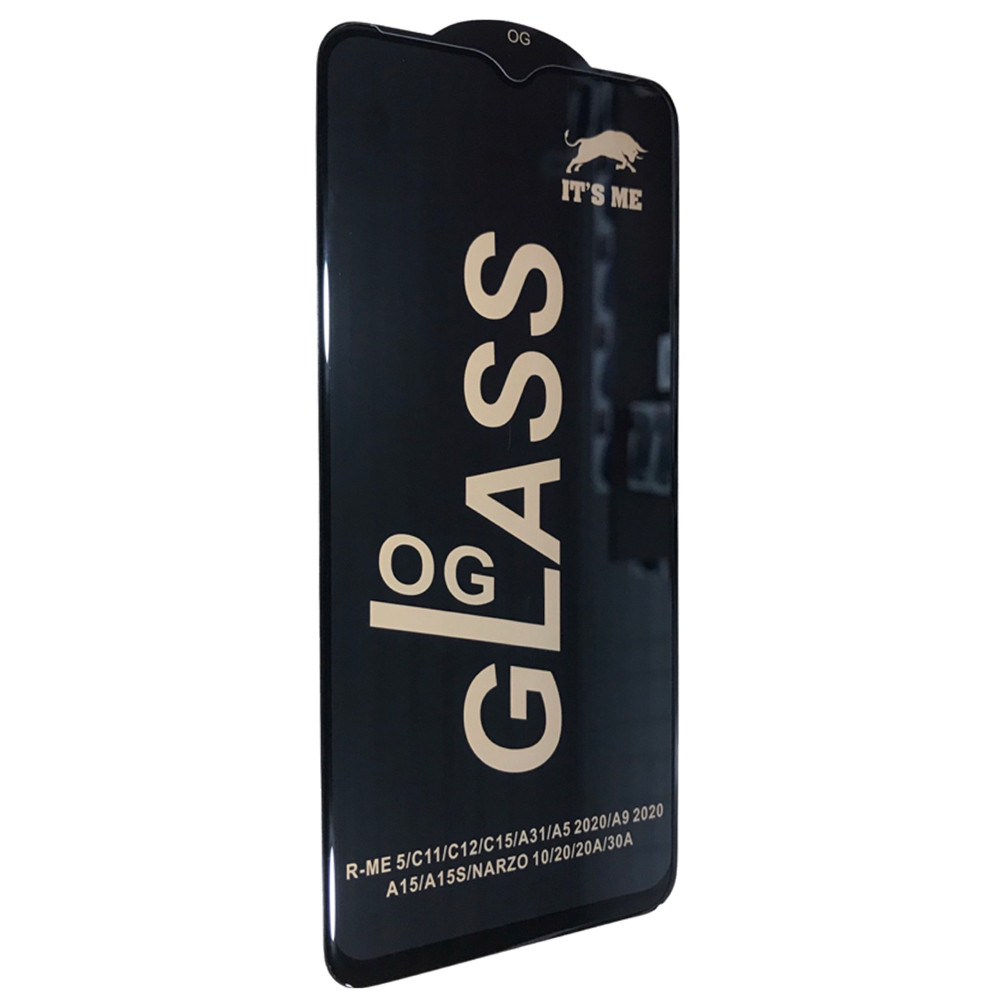 Захисне скло 6D для Oppo A15 Black