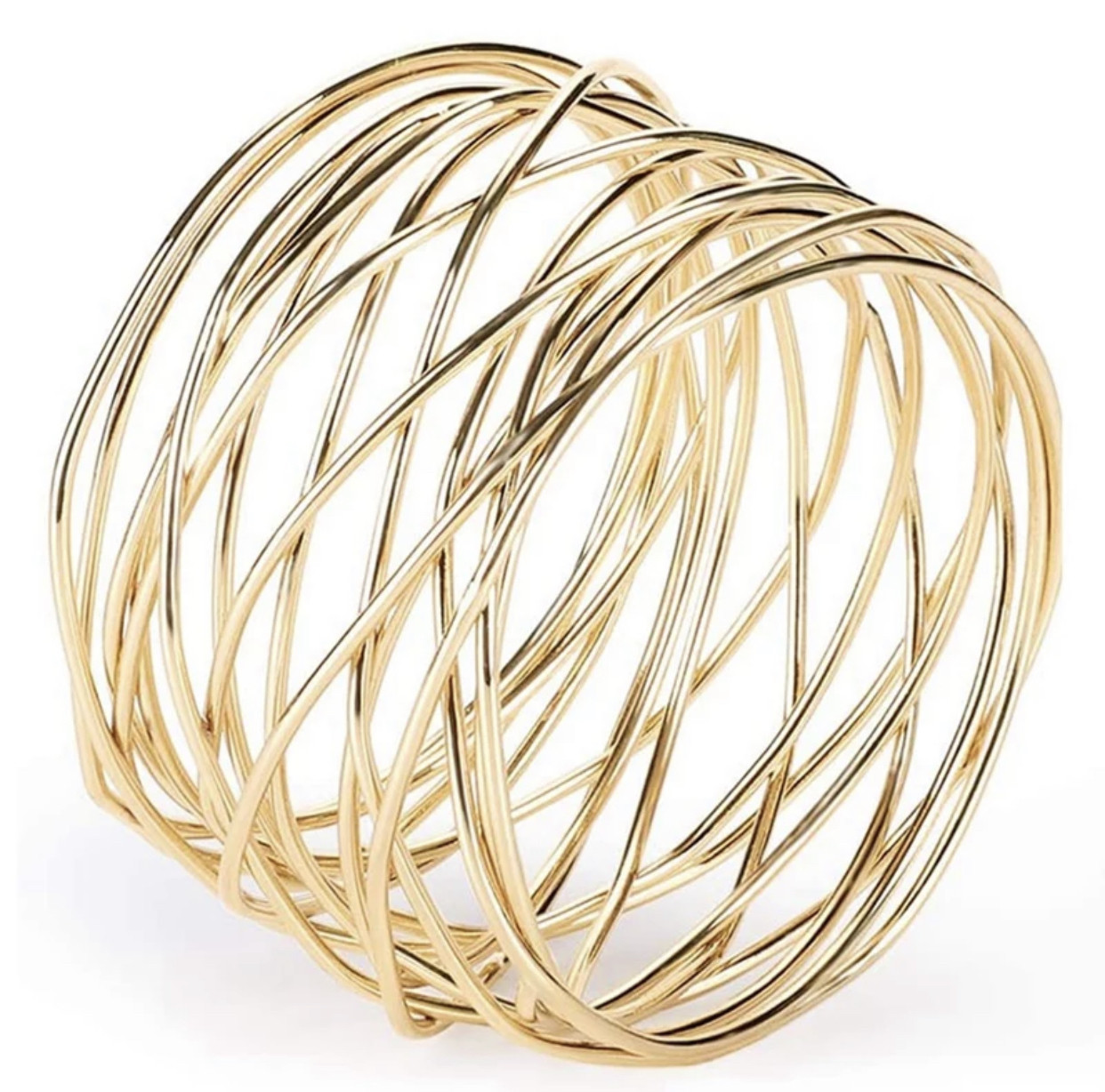Кольцо для салфетки 3,6 х 4,2 см, Золотое (Olens) Золотое кольцо DL210126921 - фото 5 - id-p1484775396