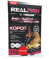 Прикормка Realfish Карп Клубника 1кг