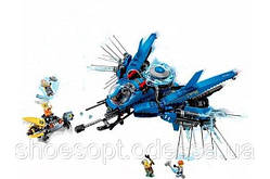 Конструктор Літак блискавка: 912 деталей, 6 фігурок