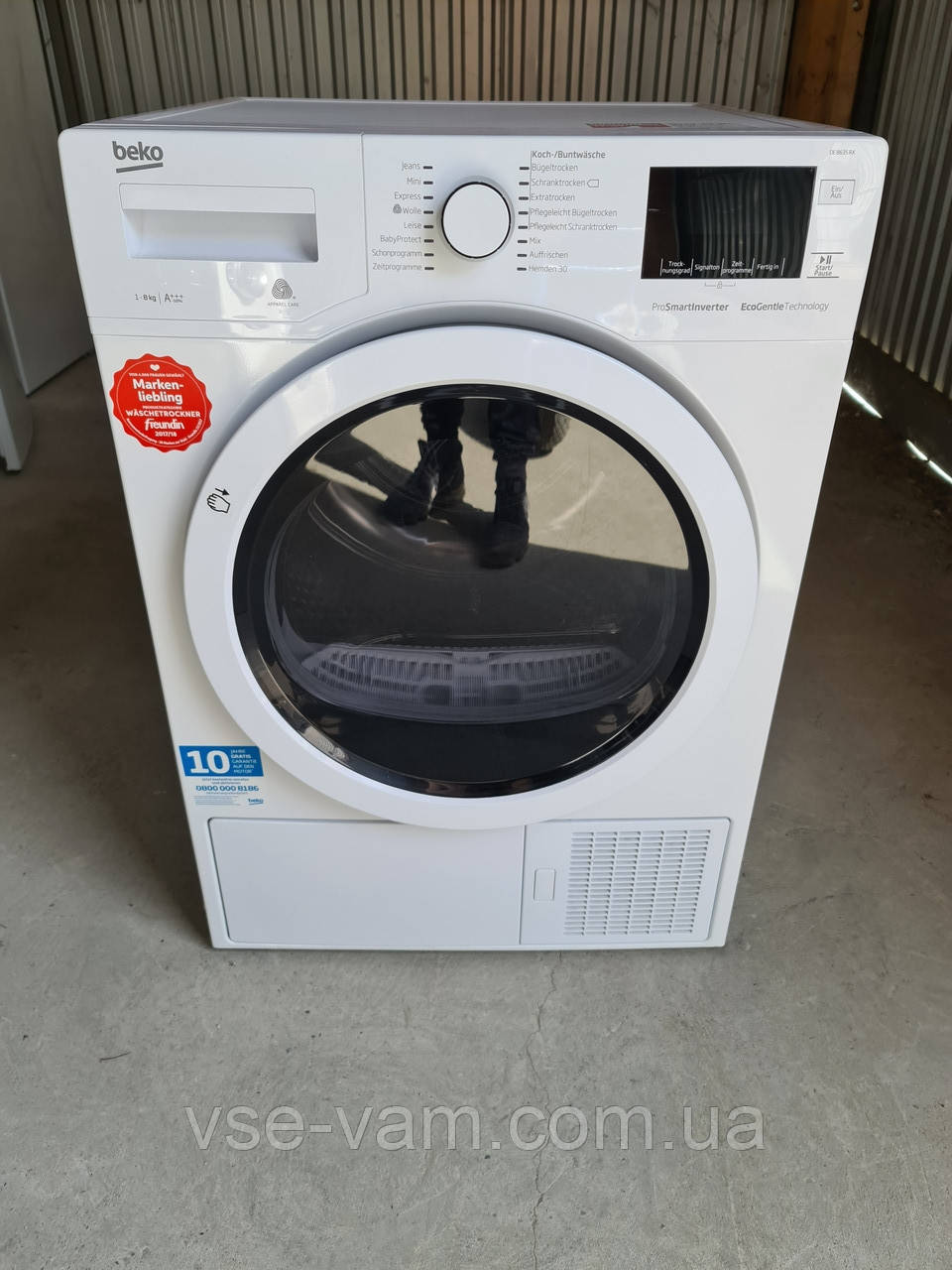 Сушка для одягу BEKO 8 KG / DE8635RX, фото 1