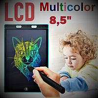 Планшет цветной графический 12" LCD Writing Tablet Multicolor. Доска для записей и рисования.