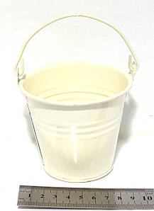 Відерце декоративне 10 х 10 см., КРІМОВА (шампань)