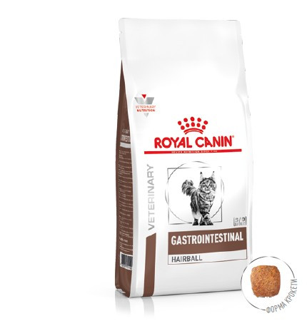 Royal Canin Gastrointestinal Hairball (Роял Канин Гастроинтестинал Хербал) сухой кошачий корм для пищеварения - фото 1 - id-p1484801446