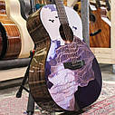 Електроакустична гітара Tyma V-3 Ukiyoe (чохол, ремінь, ключ, ганчірочка), фото 4