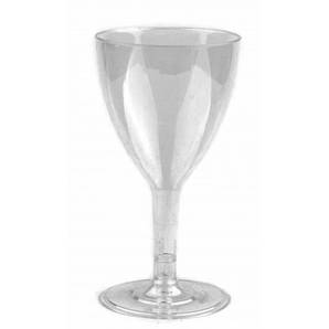 Келих одноразовий для вина 150 мл. на знімній ніжці, склоподібний 90 шт.