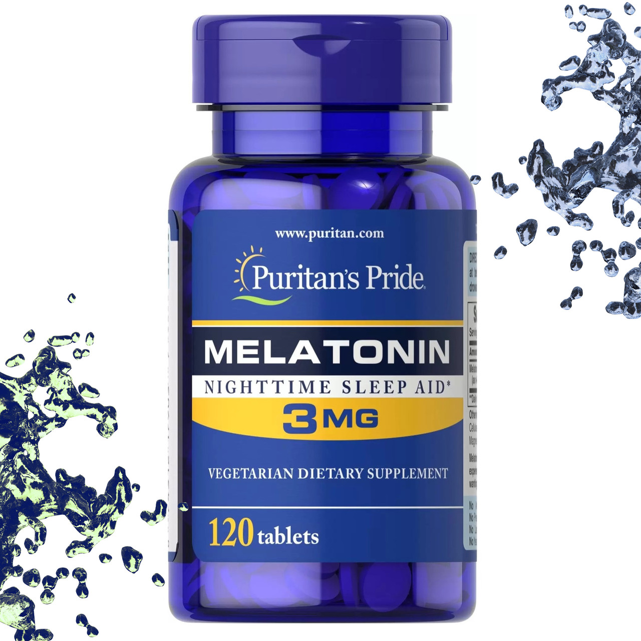 Мелатонін Puritan's Pride MELATONIN 3 мг 120 таблеток