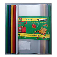 Папка-швидкозшивач з планкою А4 4Office 15мм на 2-95 аркушів, мікс кольорів