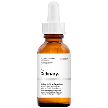 Сквалановая емульсія-масло з ретинолом The Ordinary Retinol 0.5 % in Squalane 30 мл