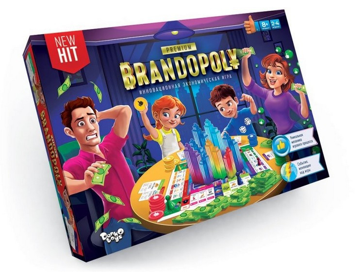 Гра настільна "Brandopoly premium" Danko Toys