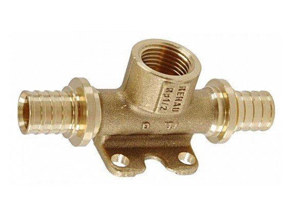 Тройник RAUTITAN настенный с внутр. резьбой на бок. пр. 16-Rp1/2"-16