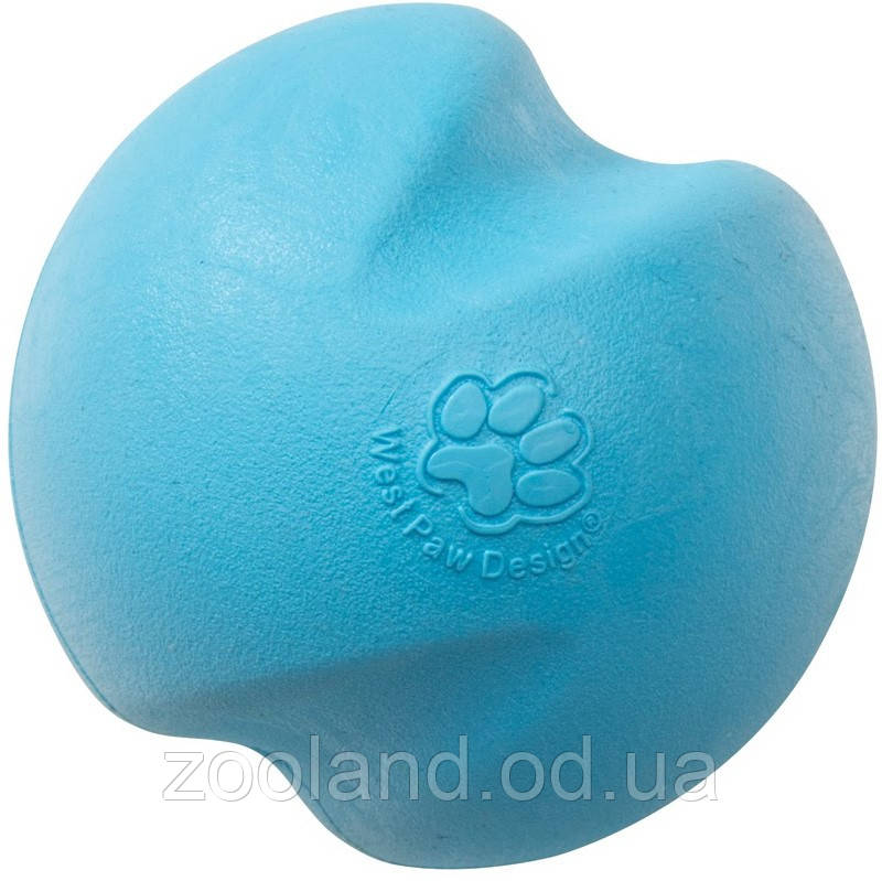 ZG071AQA West Paw Jive Dog Ball блакитний м'яч для собак, 8 см