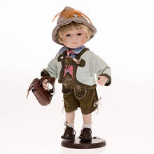Порцелянова лялька баварська колекційна хлопчик 30cm Reinart Faelens (ціна за 1 штуку)