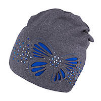 Демисезонная шапка для девочки TuTu арт. 3-004026(52-56)