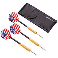 Дротики для гри в дартс краплеподібні 3 шт в чохлі Baili BL-3118