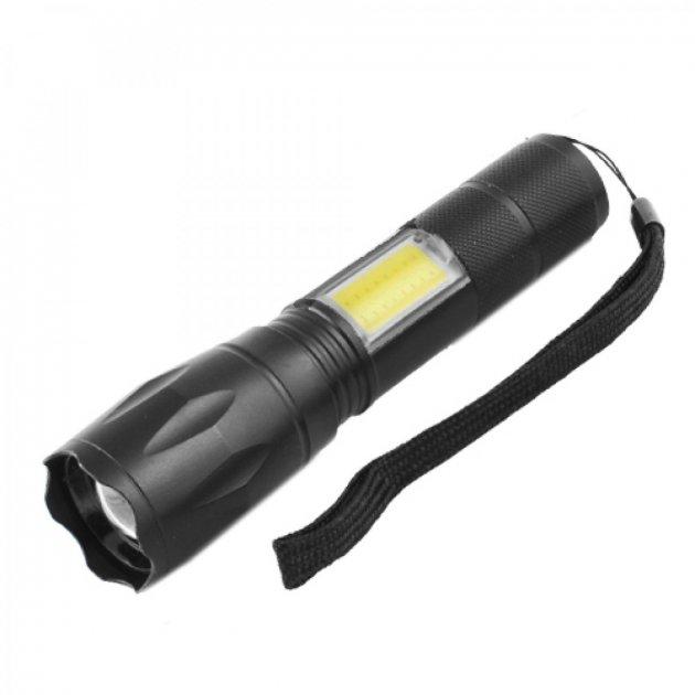 Ліхтар кишеньковий Police 1831-Т6+COB, ЗУ microUSB,встр.аккум.,zoom 6054 - фото 1 - id-p1481291617