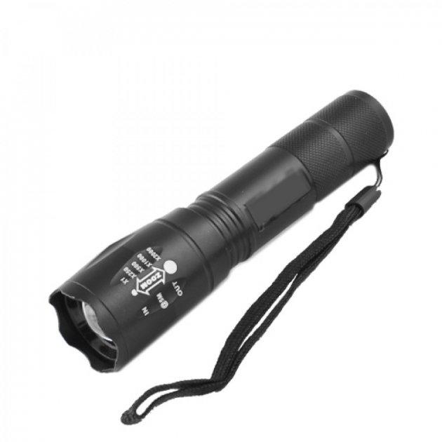 Ліхтар кишеньковий Police 1831-Т6+COB, ЗУ microUSB,встр.аккум.,zoom 6054 - фото 2 - id-p1481291617