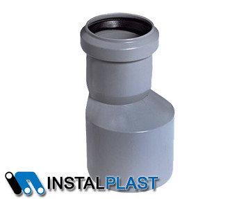 Каналізаційна пряма редукція Instalplast 50х40 (внутрішня)