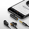 Перехідник адаптер кутовий для навушників Perfect Type C — 3.5 мм Чорний, фото 6