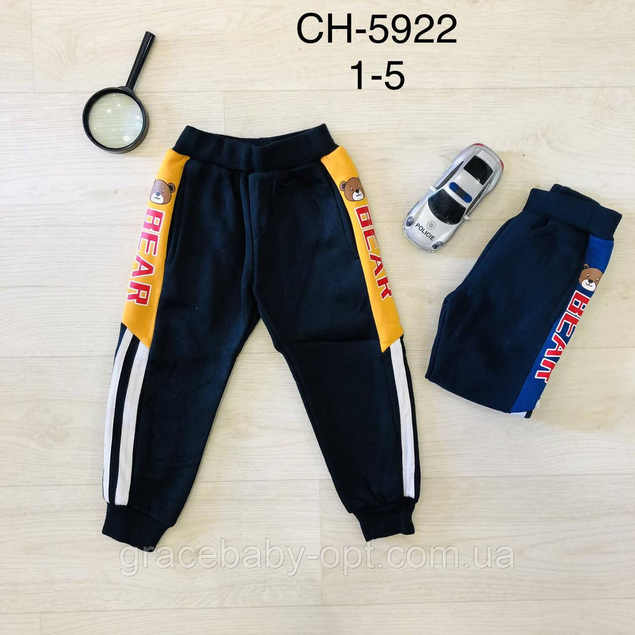Спортивні штани з начосом для хлопчика оптом, S&D, 1-5 років, № CH-5922